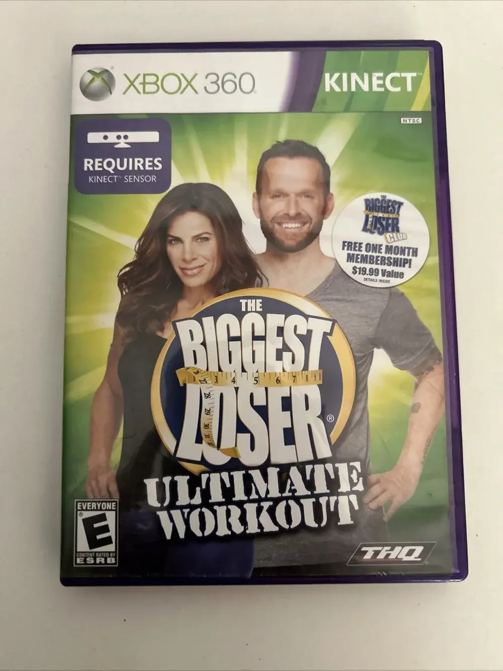 The Biggest Loser Ultimate Workout Xbox 360 Kinect Fitness Game